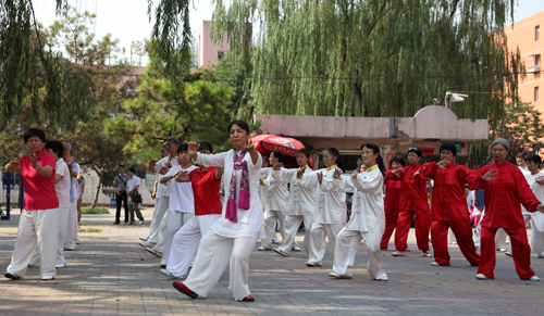 习练太极