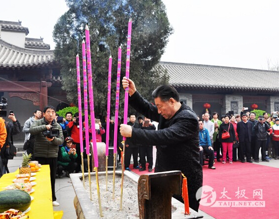 陈氏太极拳掌门人陈小旺祖祠收徒